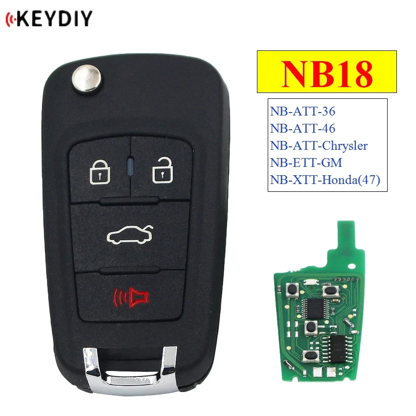 KEYDIY 4 Buttons NB18 NB Series Multi-functional Remote Control Universal for KD900 URG200 KD-X2
KEYDIY 4 Buttons NB18 NB Series Multi-functional Remote Control Universal for KD900 URG200 KD-X2