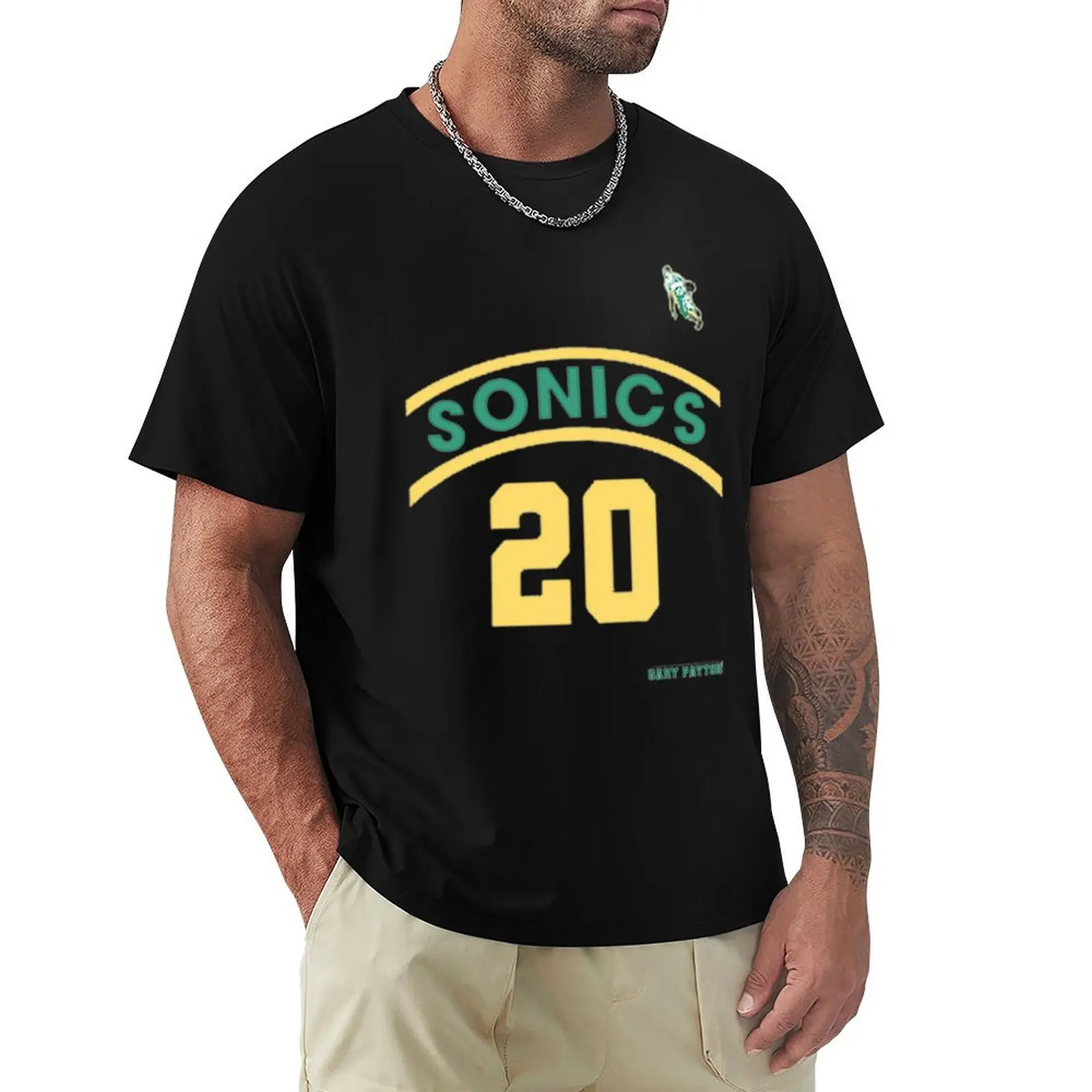 Gary Payton Retro Supersonics Jersey 90s Style Fan Art T-Shirt Fashion Graphic Tee for Men
Gary Payton Retro Supersonics Jersey 90s Style Fan Art T-Shirt Fashion Graphic Tee for Men