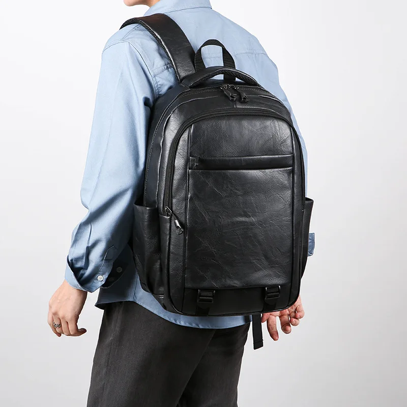 Europe and the United States new casual men's backpack trend student bag business travel Joker computer backpack.
Europe and the United States new casual men's backpack trend student bag business travel Joker computer backpack.