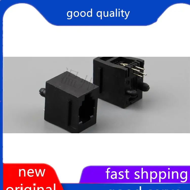10pcs original new RJ45 socket 5222-4P4C-band edge-180 ° - black full plastic mesh cable interface Registered jack seat
10pcs original new RJ45 socket 5222-4P4C-band edge-180 ° - black full plastic mesh cable interface Registered jack seat
