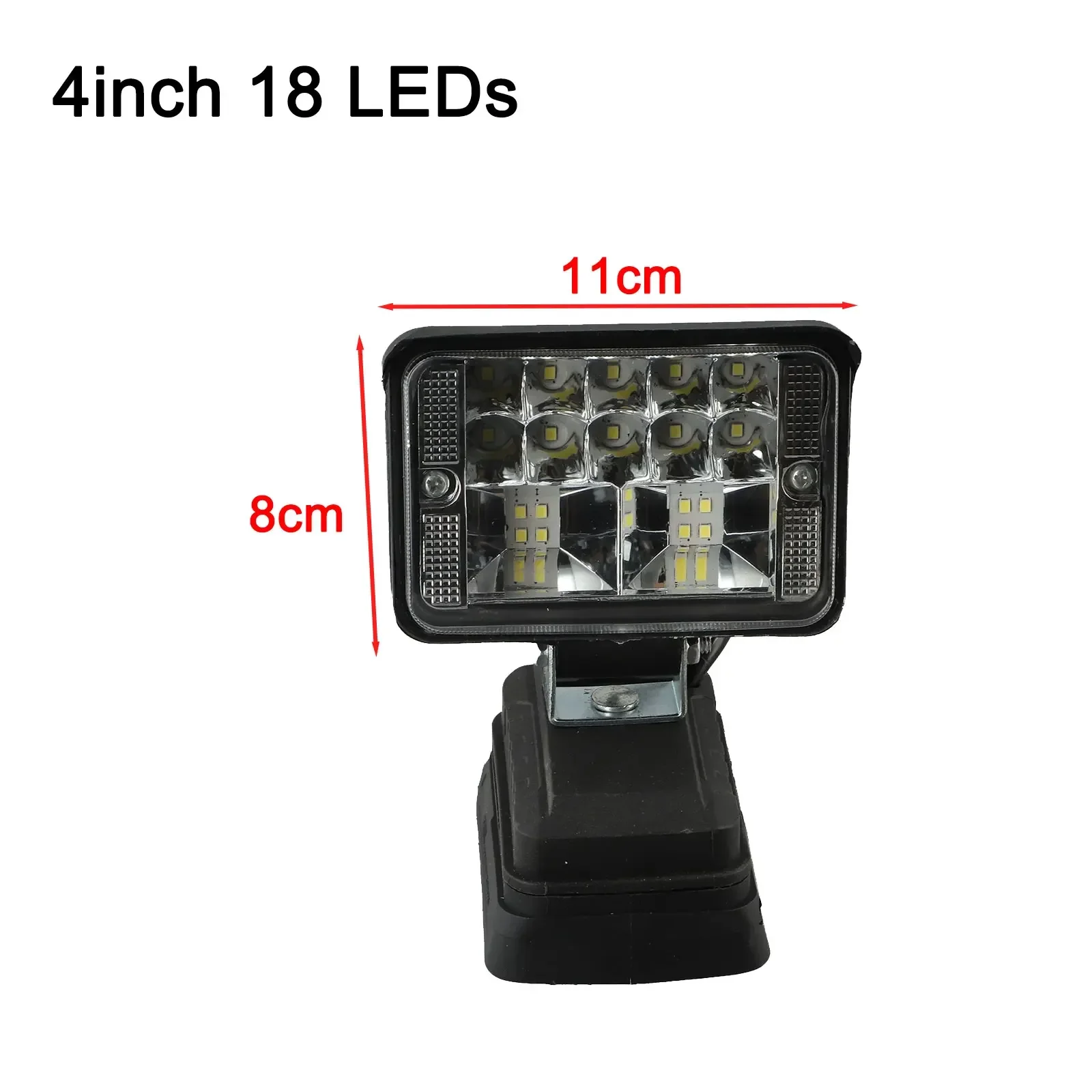 Black Cordless LED Work Light Compact Cordless Work Light Adjustable Brightness Floodlight Rotatable Work Light
Black Cordless LED Work Light Compact Cordless Work Light Adjustable Brightness Floodlight Rotatable Work Light