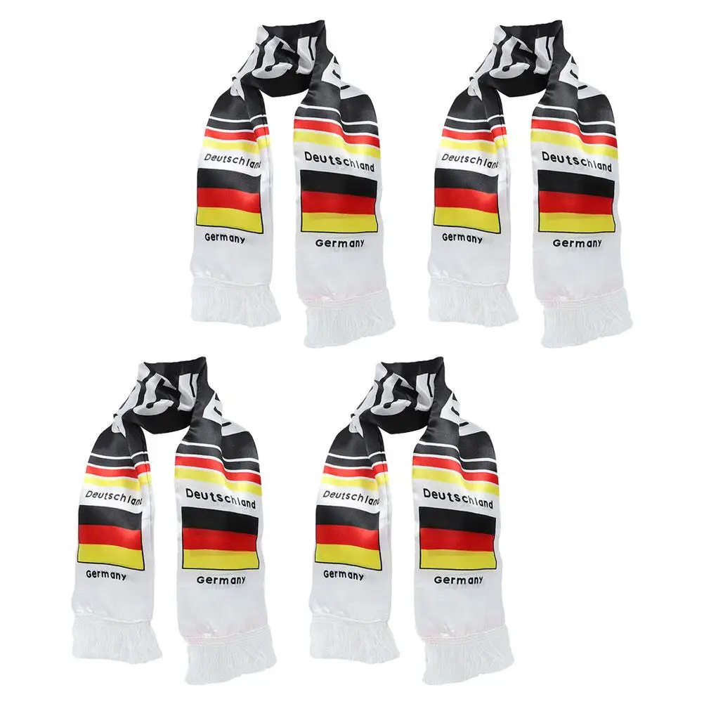 4 Pcs Soccer Knit Scarf National Football Fan Scarves Soft Cozy Material Sports Event Cheer Accessories Camping Hiking
4 Pcs Soccer Knit Scarf National Football Fan Scarves Soft Cozy Material Sports Event Cheer Accessories Camping Hiking