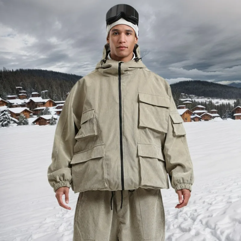 Men Ski Jackets Loose Windproof Winter Outdoor Sports Snowboarding Clothes Women Warm Waterproof Wear Resistant Snowboard Wear
Men Ski Jackets Loose Windproof Winter Outdoor Sports Snowboarding Clothes Women Warm Waterproof Wear Resistant Snowboard Wear