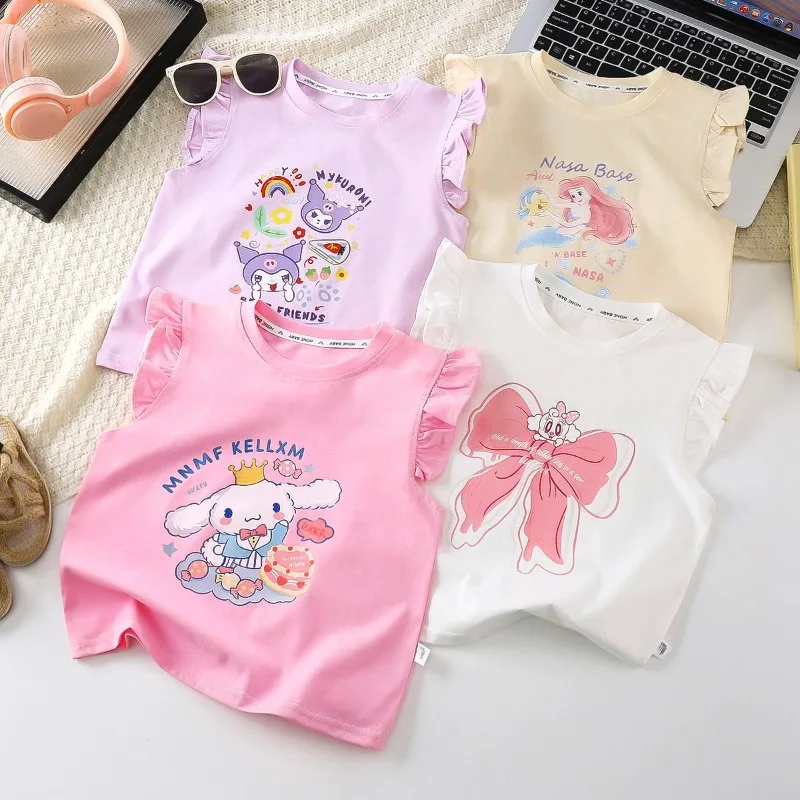 New Summer Cinnamoroll Anime Kawaii Sanrio Ins Short Sleeve Shirt Cute Cartoon Cotton Soft Breathable Hoodie Gifts for Kids
New Summer Cinnamoroll Anime Kawaii Sanrio Ins Short Sleeve Shirt Cute Cartoon Cotton Soft Breathable Hoodie Gifts for Kids
