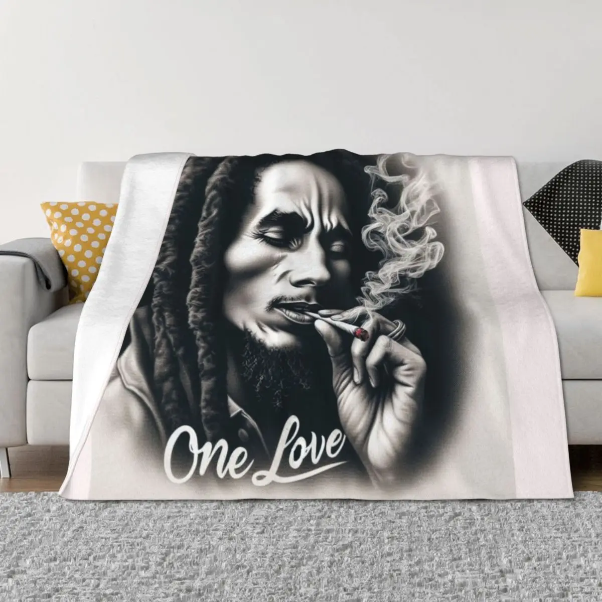 BOB MARLEY Throw Blanket Bed covers Plaid on the sofa Soft Plaid Summer Beddings Blankets
BOB MARLEY Throw Blanket Bed covers Plaid on the sofa Soft Plaid Summer Beddings Blankets