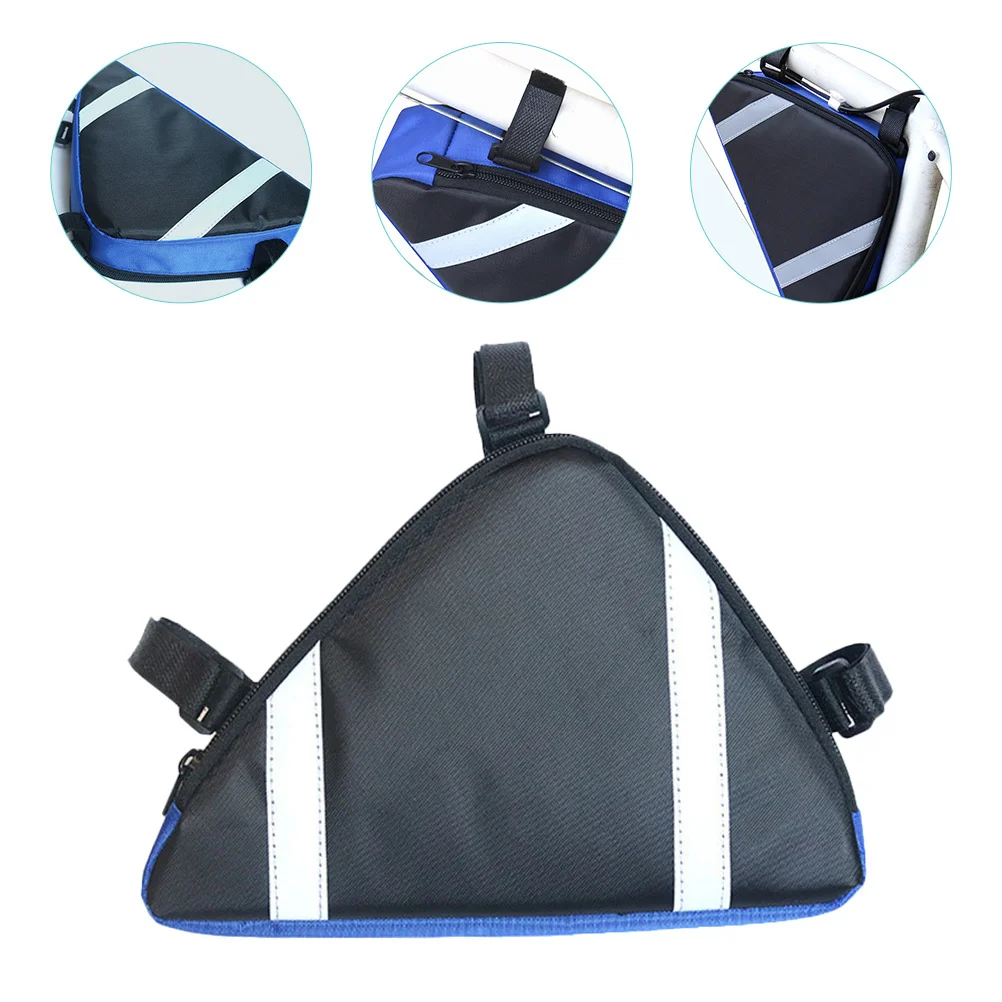 Triangle Bag for Bike Frame Zippered Design High Capacity Slim Body Portable Storage Pouch for Road Mountain Folding Bikes
Triangle Bag for Bike Frame Zippered Design High Capacity Slim Body Portable Storage Pouch for Road Mountain Folding Bikes
