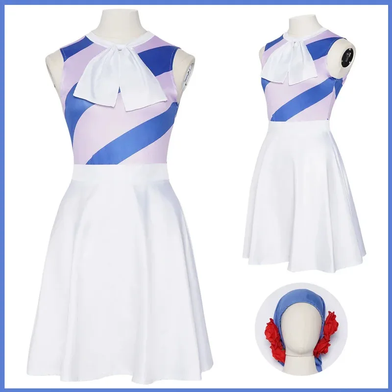 Anime JoJo's Bizarre Adventure Susie Q Cosplay Costume Summer Stripe Tops Skirt Wig Woman Sexy Carnival Halloween 8;c'4,t;6.j'2;
Anime JoJo's Bizarre Adventure Susie Q Cosplay Costume Summer Stripe Tops Skirt Wig Woman Sexy Carnival Halloween 8;c'4,t;6.j'2;