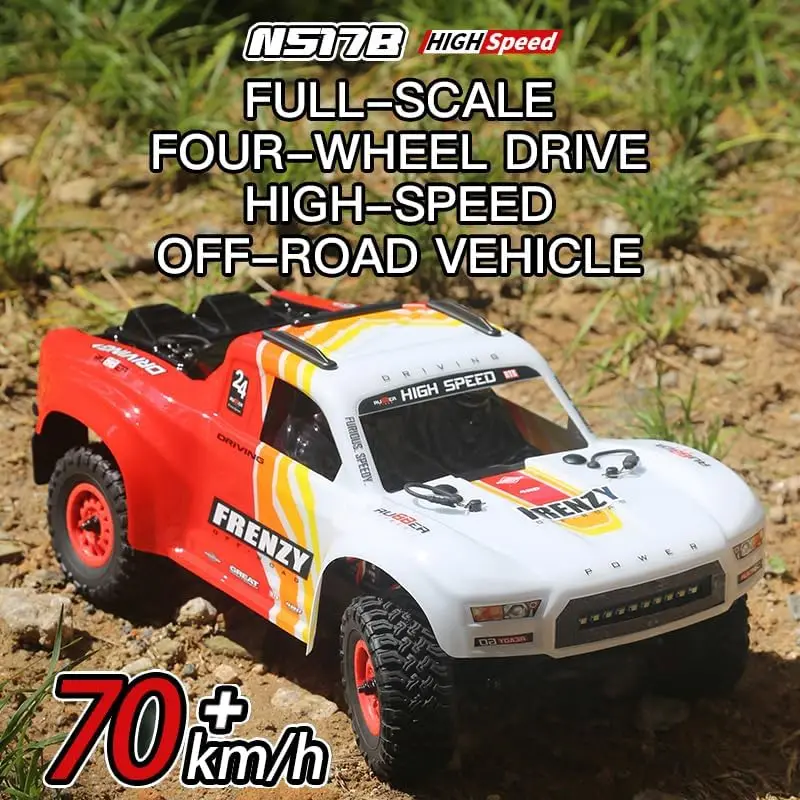 1/12 4WD Brushless RC Truck Powered High Speed Offroad 4x4 Waterproof Monster All Terrain Truggy with 3S Battery for Adults
1/12 4WD Brushless RC Truck Powered High Speed Offroad 4x4 Waterproof Monster All Terrain Truggy with 3S Battery for Adults