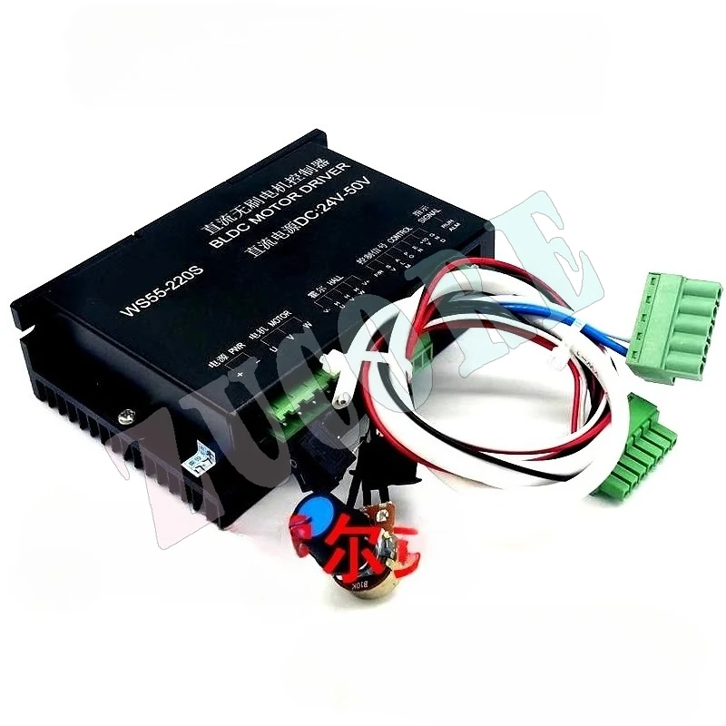 DC Brushless Motor Driver Control Board WS55-220S with Hall Compatible 50V 600W Without Hall
DC Brushless Motor Driver Control Board WS55-220S with Hall Compatible 50V 600W Without Hall