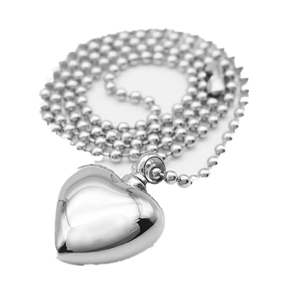 Memorial Keepsake Jewelry Heart Ash Urn Pendant Necklace Stainless Steel Silver for Ashes or Dried Flowers
Memorial Keepsake Jewelry Heart Ash Urn Pendant Necklace Stainless Steel Silver for Ashes or Dried Flowers