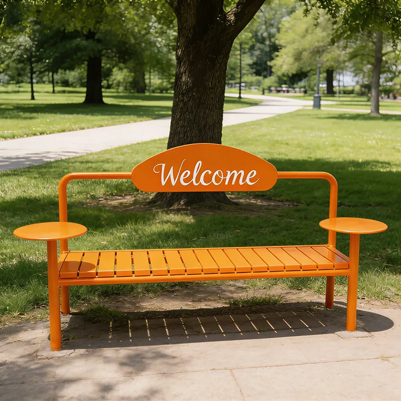 HYS Outdoor Metal Bench Sunscreen Park Lawn Rest Bench Shopping Mall Commercial Street
HYS Outdoor Metal Bench Sunscreen Park Lawn Rest Bench Shopping Mall Commercial Street