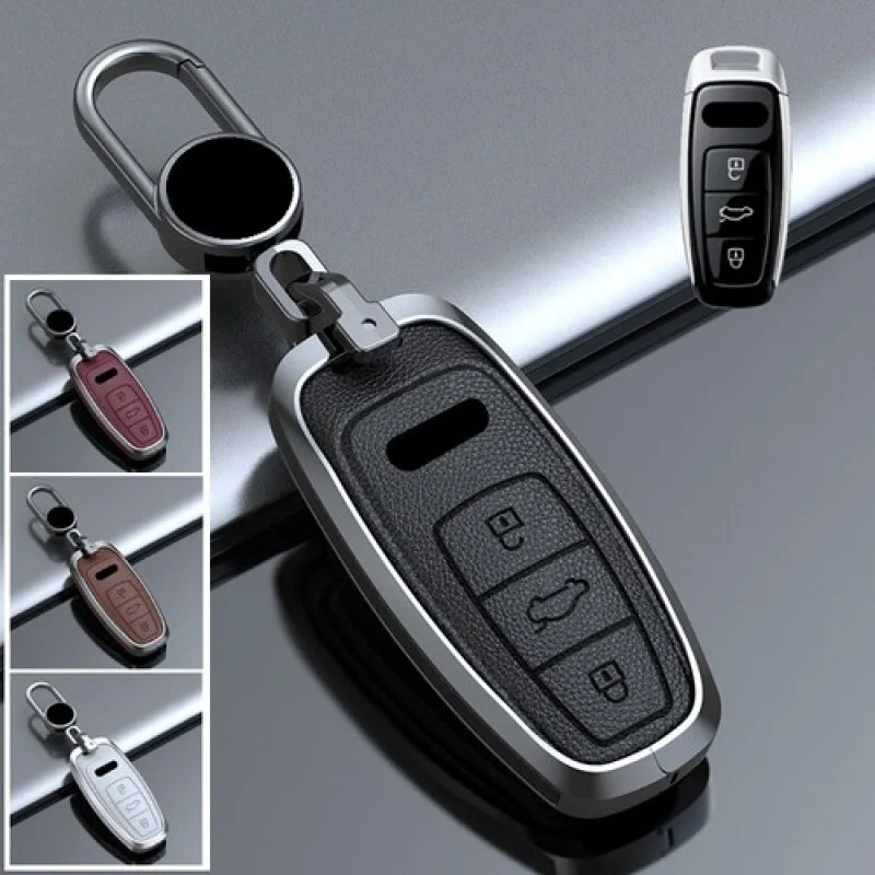 Кожаный чехол для автомобильного брелока из цинкового сплава A + для Audi A6L A7 A8 A8L E-tron Q8 C8
Кожаный чехол для автомобильного брелока из цинкового сплава A + для Audi A6L A7 A8 A8L E-tron Q8 C8