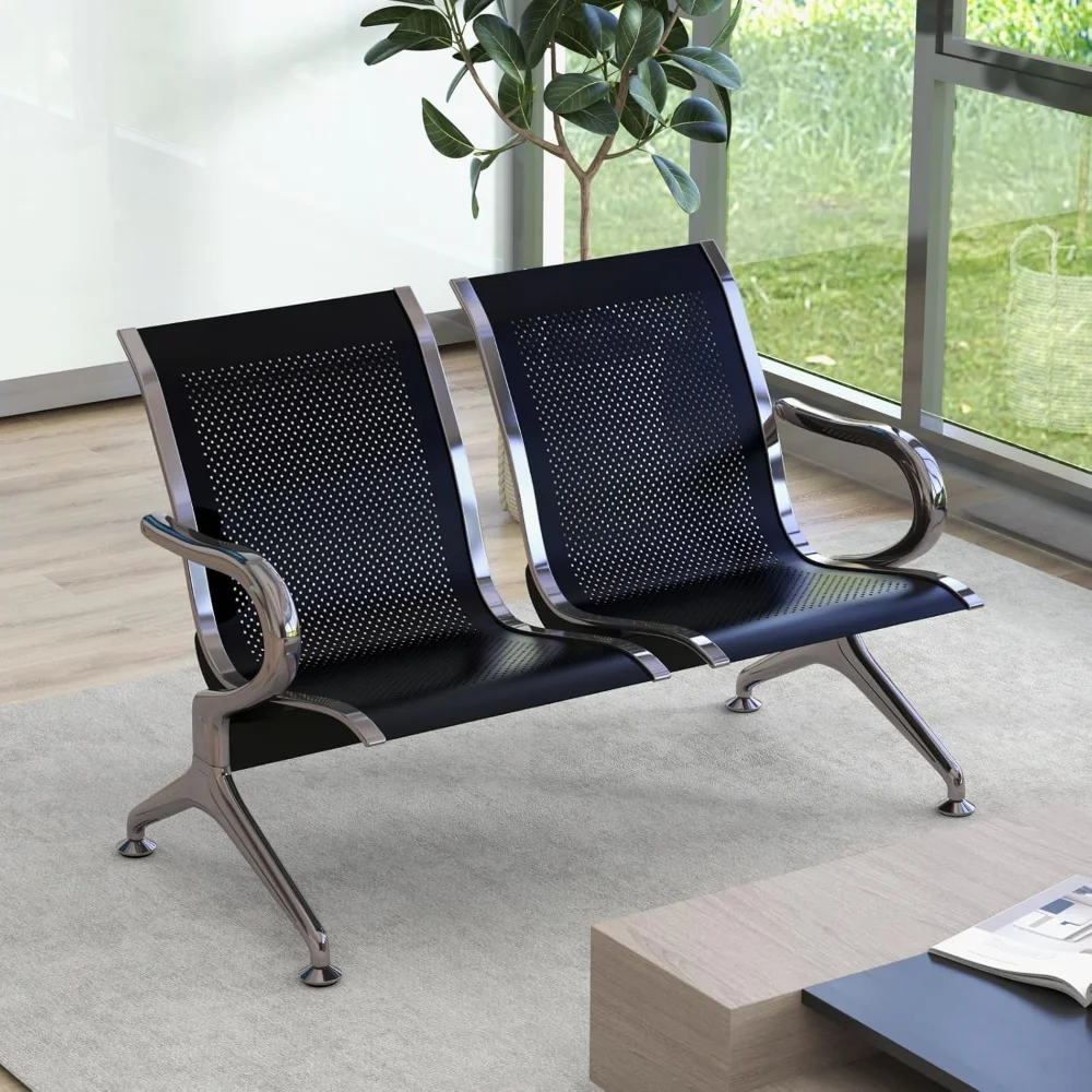 Reception Room Chair - 2 Seat Guest Chair with Arms, Metal Waiting Room Chairs, Office Guest Chairs & Reception Seat
Reception Room Chair - 2 Seat Guest Chair with Arms, Metal Waiting Room Chairs, Office Guest Chairs & Reception Seat