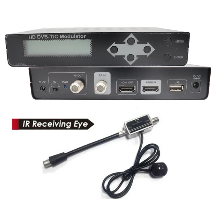 Цифровой кодировщик Good Mind GME эфирный 4K HD 1CH HDMI к Rf DVB-T/C DVB-T + C DVB-C DVB-T модулятор с ИК-обратной дорогой
Цифровой кодировщик Good Mind GME эфирный 4K HD 1CH HDMI к Rf DVB-T/C DVB-T + C DVB-C DVB-T модулятор с ИК-обратной дорогой