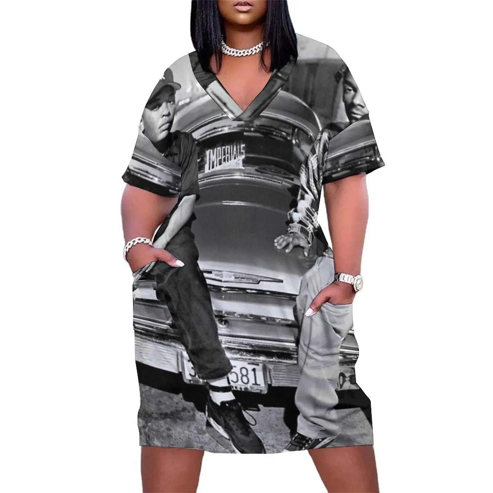 Classic Potrait Loose Pocket Dress Evening dresses women dresses Women's long dress
Classic Potrait Loose Pocket Dress Evening dresses women dresses Women's long dress