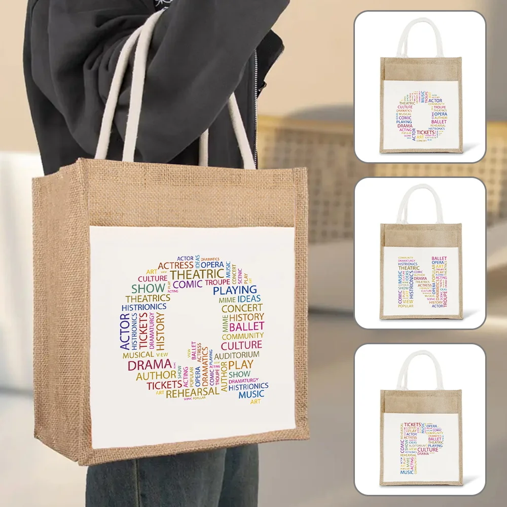 Large Capacity Organizer Pouch Fashion Handbag Reusable Shopping Bags Vintage Tote Bag Portable Text Letter Series Shoulder Pack
Large Capacity Organizer Pouch Fashion Handbag Reusable Shopping Bags Vintage Tote Bag Portable Text Letter Series Shoulder Pack
