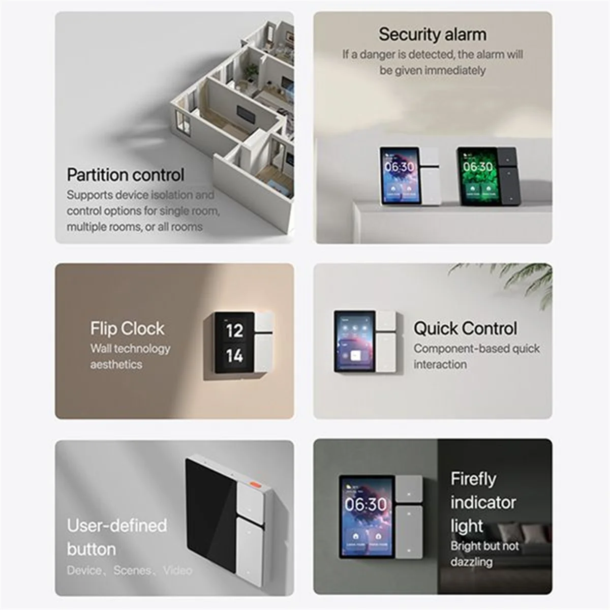 Tuya Smart Touch Screen Switch Three-Way Relay
Tuya Smart Touch Screen Switch Three-Way Relay