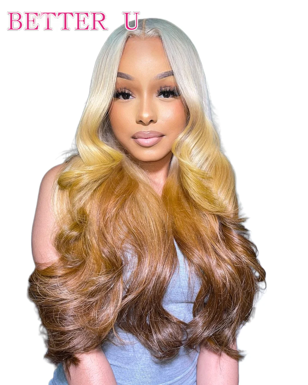 Blonde Colored Ombre Brown 13x6 HD Lace Front Human Hair Wig Body Wave Brazilian Honey Brown Human Hair Wig Pre Plucked Hairline
Blonde Colored Ombre Brown 13x6 HD Lace Front Human Hair Wig Body Wave Brazilian Honey Brown Human Hair Wig Pre Plucked Hairline