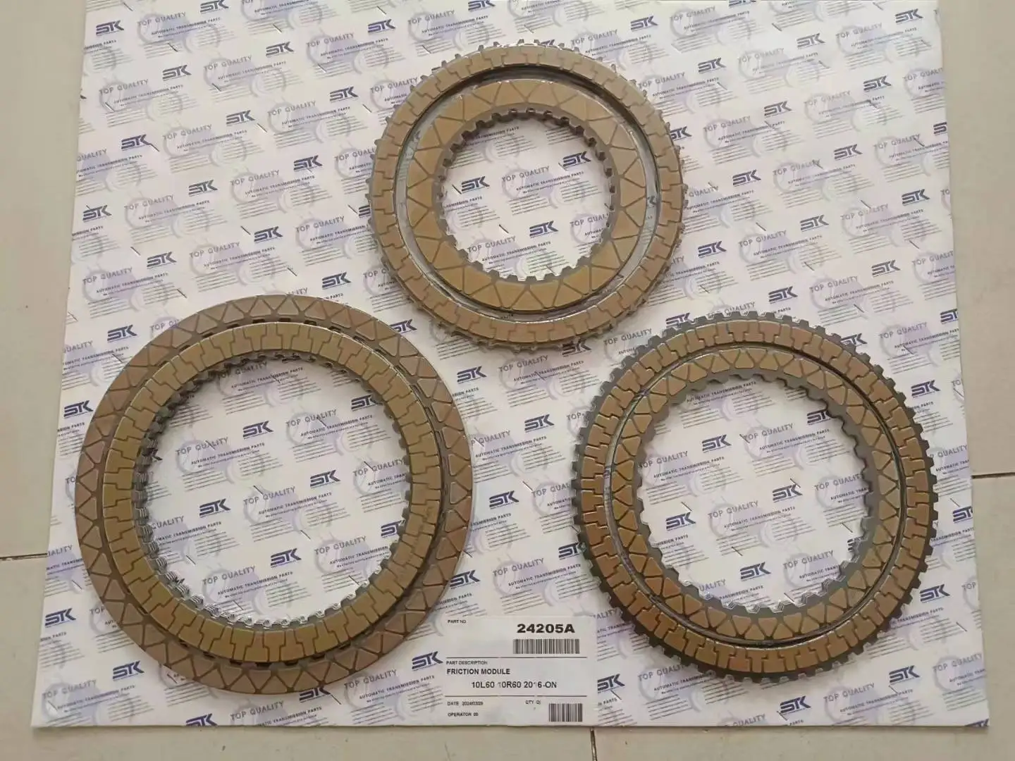 New 10L60 10R60 Automatic Transmission Friction Plate Kit Suitable for Chevrolet and Ford 2016-ON
New 10L60 10R60 Automatic Transmission Friction Plate Kit Suitable for Chevrolet and Ford 2016-ON
