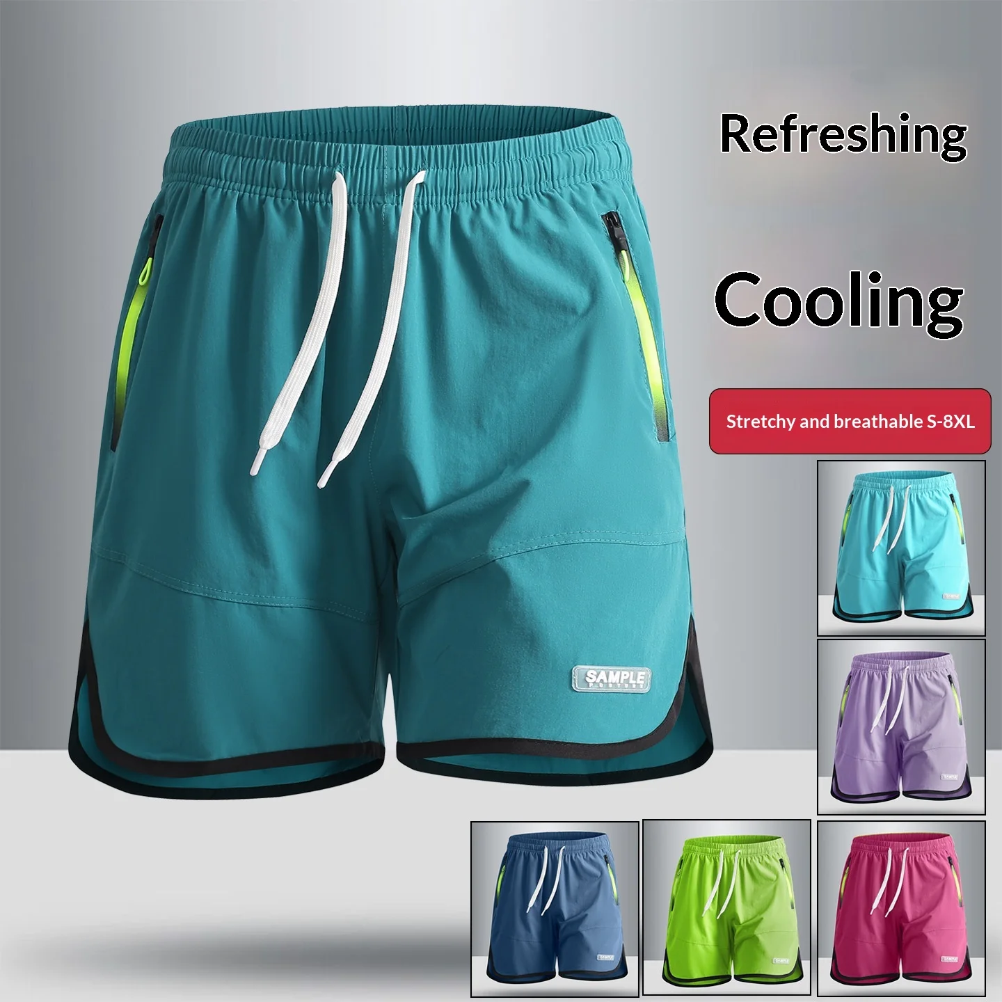 2026 Summer New Men Ice Silk Quick Dry Shorts Breathable Thin 5 Inch Shorts Plus Size Loose Casual Sports Beach Pants
2026 Summer New Men Ice Silk Quick Dry Shorts Breathable Thin 5 Inch Shorts Plus Size Loose Casual Sports Beach Pants