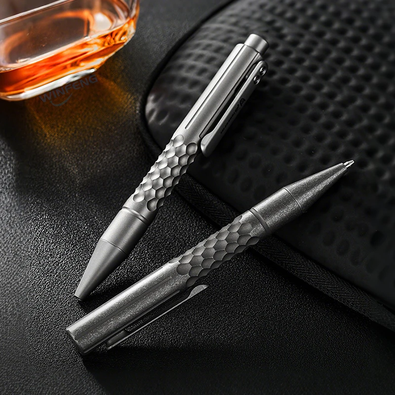 High Quality TC4 Titanium Tactical Pen Luxury Business Ballpoint Pen with Emergency Glass Breaker Self-Defense Survival Supplies
High Quality TC4 Titanium Tactical Pen Luxury Business Ballpoint Pen with Emergency Glass Breaker Self-Defense Survival Supplies