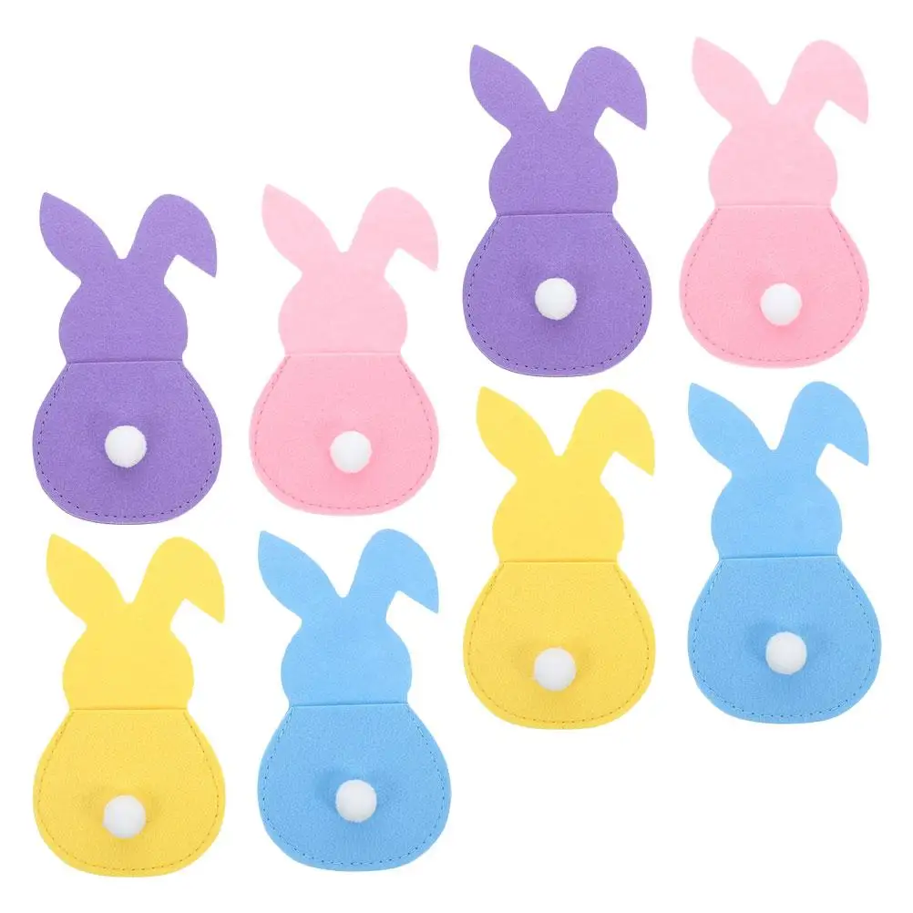 8 Pcs Rabbit Cutlery Rabbit Shape Cutlery Bag Bag Easter Tableware Decorations Knife Fork Storage Organizer Soft Reusable
8 Pcs Rabbit Cutlery Rabbit Shape Cutlery Bag Bag Easter Tableware Decorations Knife Fork Storage Organizer Soft Reusable