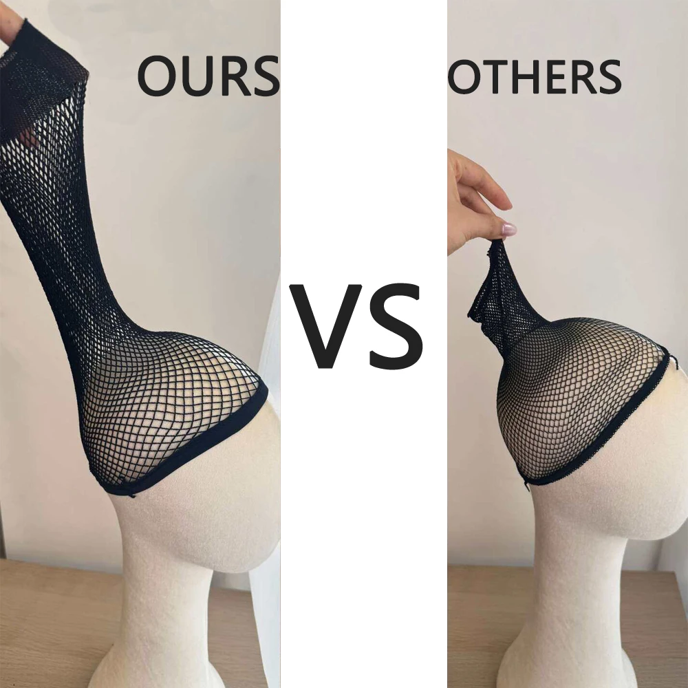 Mesh Wig Cap Stretchable Elastic Black Hair Net Stretch Open Ended Fishnet Wig Net Breathable Mesh Cap for Wig Accessories
Mesh Wig Cap Stretchable Elastic Black Hair Net Stretch Open Ended Fishnet Wig Net Breathable Mesh Cap for Wig Accessories