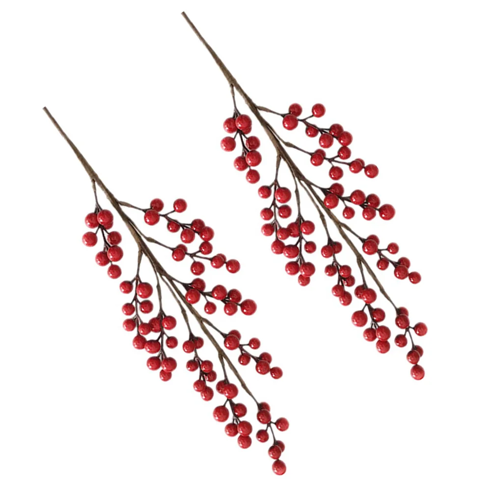 2Pcs Artificial Berry Branches Bright Red Fake Berries for Vase Filler Christmas Wedding Home Decor DIY Wreath Craft Rattan
2Pcs Artificial Berry Branches Bright Red Fake Berries for Vase Filler Christmas Wedding Home Decor DIY Wreath Craft Rattan