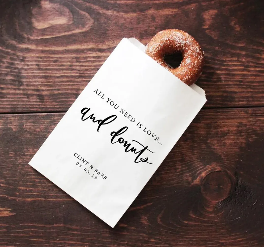50 Donut Favor Bag | Wedding Favor Bags | Personalized Wedding Favor Bags, Custom Favor Bags | Favor Bags Wedding | All you need
50 Donut Favor Bag | Wedding Favor Bags | Personalized Wedding Favor Bags, Custom Favor Bags | Favor Bags Wedding | All you need