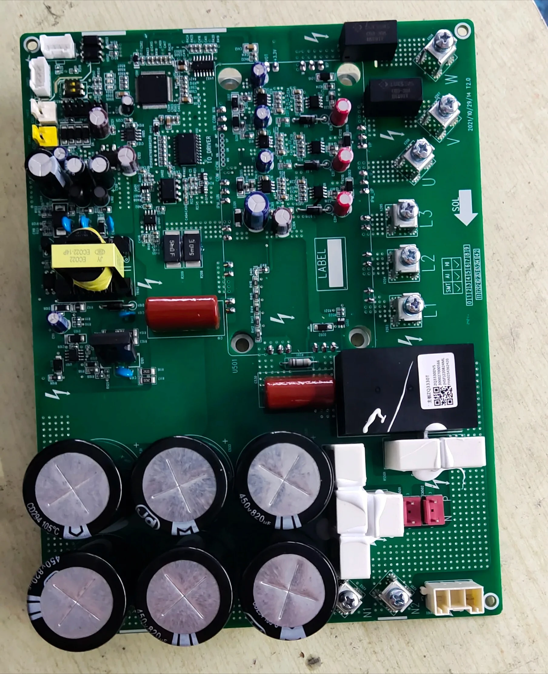 Commercial central air conditioning GMV multi-line 300027000566 main board ZQ3330T driver board
Commercial central air conditioning GMV multi-line 300027000566 main board ZQ3330T driver board