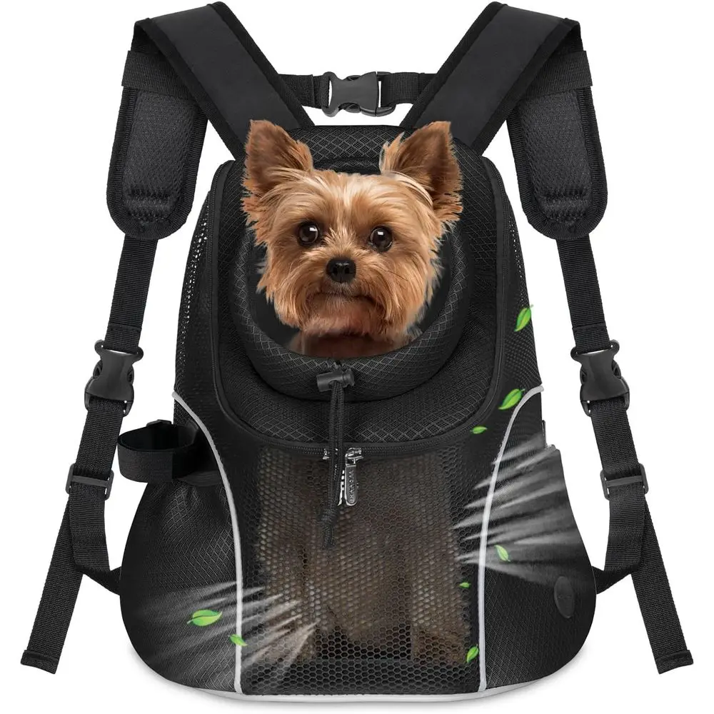 Pet Dog Carrier Backpack Small Dog Front Backpack Ventilated Mesh Dog Travel Back Pack with Safety Belt for Travel Hiking Cyclin
Pet Dog Carrier Backpack Small Dog Front Backpack Ventilated Mesh Dog Travel Back Pack with Safety Belt for Travel Hiking Cyclin