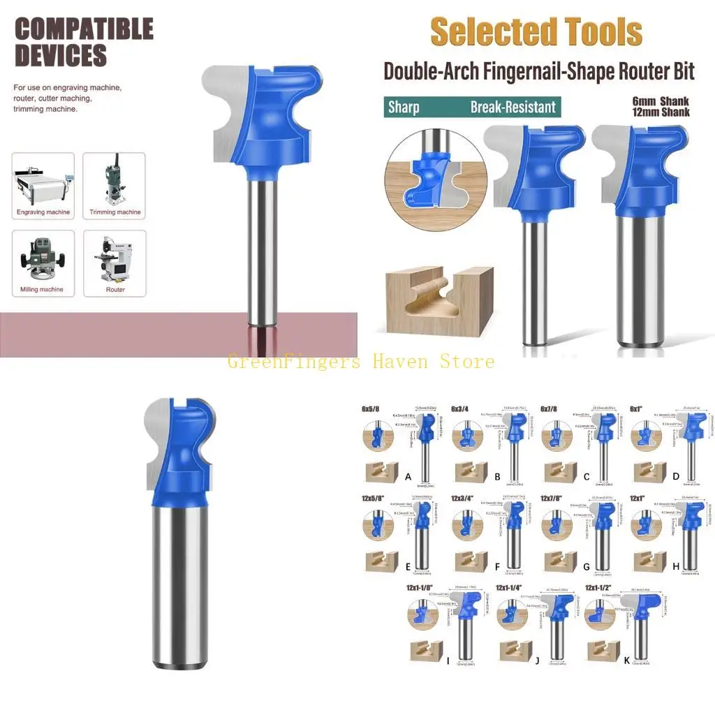 F68D Premium Engraving Router Bit 6/12MM Shank with Multiple Cutters for Detailed Carving Slotting Tasks
F68D Premium Engraving Router Bit 6/12MM Shank with Multiple Cutters for Detailed Carving Slotting Tasks