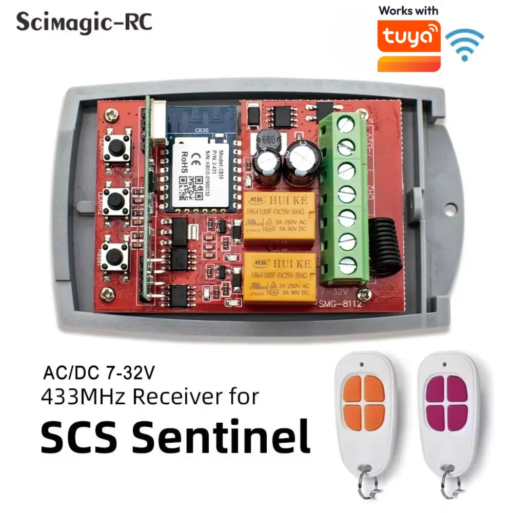 SCS SENTINEL Ресивер гаражных ворот Tuya wifi Умное устройство открывания гаражных ворот Модуль реле толчкового реле переменного тока 12 В 24 В 220 В Переключатель Alexa
SCS SENTINEL Ресивер гаражных ворот Tuya wifi Умное устройство открывания гаражных ворот Модуль реле толчкового реле переменного тока 12 В 24 В 220 В Переключатель Alexa
