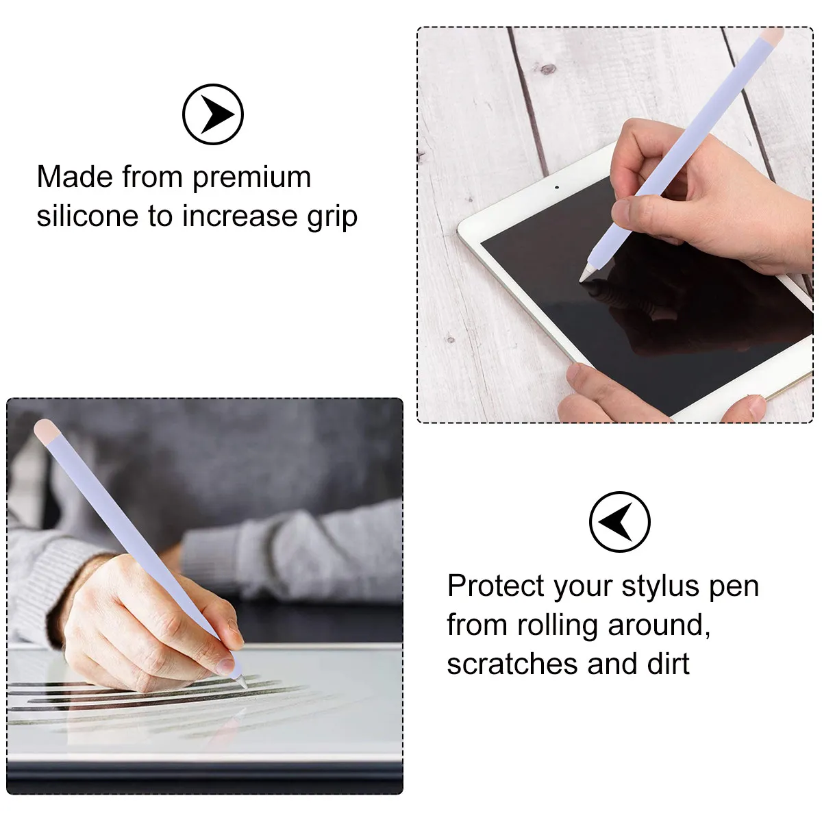 Силиконовый защитный чехол для стилуса Pencil 2: мягкий, противоударный, с полной защитой корпуса, предотвращающий царапины
Силиконовый защитный чехол для стилуса Pencil 2: мягкий, противоударный, с полной защитой корпуса, предотвращающий царапины