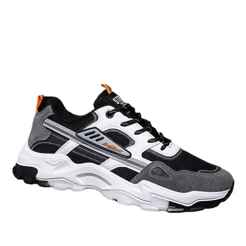 Outdoor Anti-skid Sports Running Men Fashion Sports Shoes 2025 Men's Breathable Mesh Running Sneakers Shoe
Outdoor Anti-skid Sports Running Men Fashion Sports Shoes 2025 Men's Breathable Mesh Running Sneakers Shoe