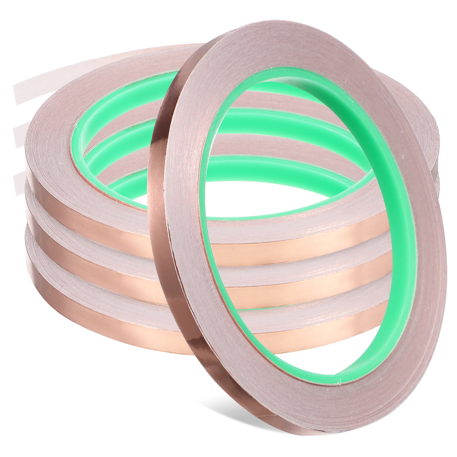 4pcs 4 Rolls Copper Foil Tape 6 35MMx20M Adhesive Conductive Electrical DIY Craft Grounding Guitar Strong Self Soldering Fabric
4pcs 4 Rolls Copper Foil Tape 6 35MMx20M Adhesive Conductive Electrical DIY Craft Grounding Guitar Strong Self Soldering Fabric