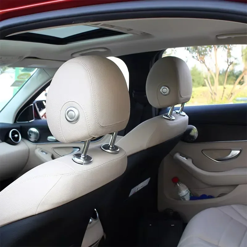 ABS Silver Car Seat Headrest Button Decorative Cover Interior Car Accessories For Mercedes Benz C Class GLC W205 X253 2015-2021
ABS Silver Car Seat Headrest Button Decorative Cover Interior Car Accessories For Mercedes Benz C Class GLC W205 X253 2015-2021