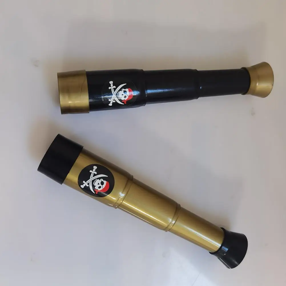 12 Pcs Kids Telescope Toys Handheld Foldable Pirate Prop Accessories Children Ages 3-7 Durable Bronze Black Color
12 Pcs Kids Telescope Toys Handheld Foldable Pirate Prop Accessories Children Ages 3-7 Durable Bronze Black Color