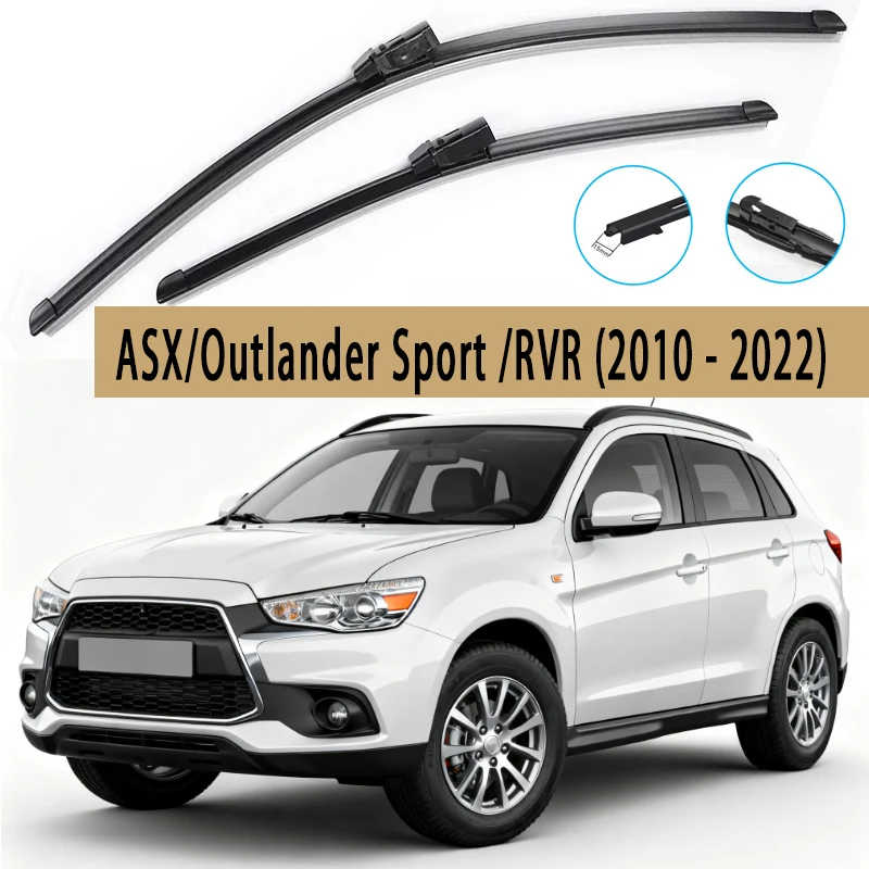 Wiper Front Wiper Blades For Mitsubishi ASX Outlander Sport RVR 2010 - 2022 2020 2021 Windshield Windscreen 24"+21" Accessories
Wiper Front Wiper Blades For Mitsubishi ASX Outlander Sport RVR 2010 - 2022 2020 2021 Windshield Windscreen 24"+21" Accessories