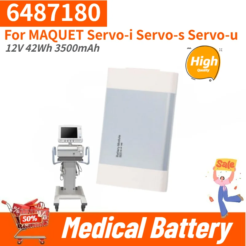 100% New 6487180 High Quality Battery 12V 42Wh 3500mAh For MAQUET Servo-i s u Replacement Battery
100% New 6487180 High Quality Battery 12V 42Wh 3500mAh For MAQUET Servo-i s u Replacement Battery