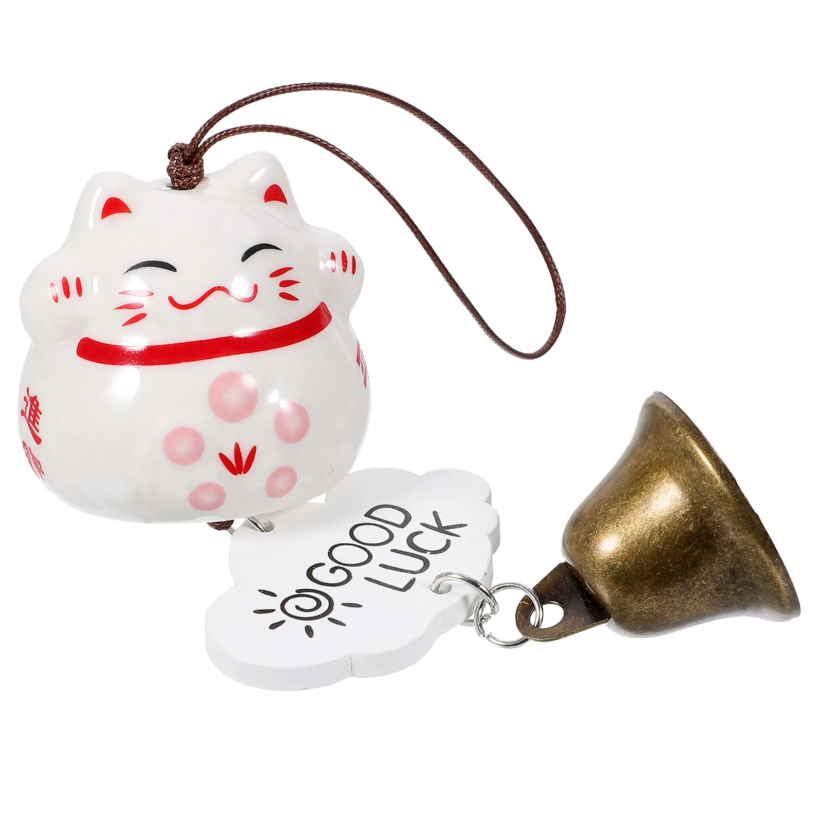 Ceramic Cat Wind Chime Pendant Japanese Style Hanging Bell Decor for Garden Porch Yard Outdoor Home Decoration Wind Bell
Ceramic Cat Wind Chime Pendant Japanese Style Hanging Bell Decor for Garden Porch Yard Outdoor Home Decoration Wind Bell