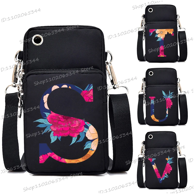 New Women Mini Mobile Phone Bag Creative Floral Alphabet A-Z Coin Purse Strap Shoulder Bag Small Crossbody Bags For Women Wallet
New Women Mini Mobile Phone Bag Creative Floral Alphabet A-Z Coin Purse Strap Shoulder Bag Small Crossbody Bags For Women Wallet