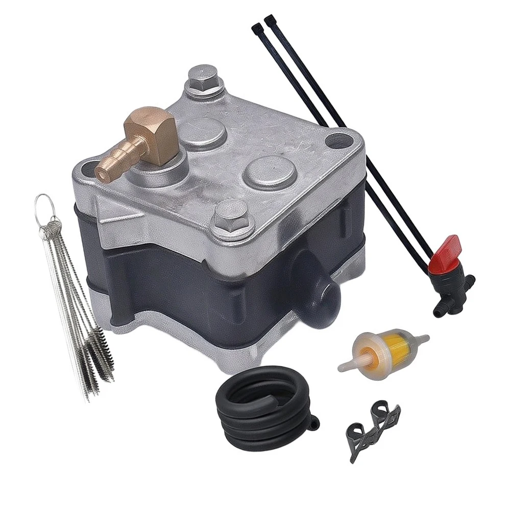 For Mercury Outboard Fuel Pump Kit for 30HP to 300HP with 9-Piece Set Including Fuel Hose Nylon Cable Ties and Cleaning Brush
For Mercury Outboard Fuel Pump Kit for 30HP to 300HP with 9-Piece Set Including Fuel Hose Nylon Cable Ties and Cleaning Brush