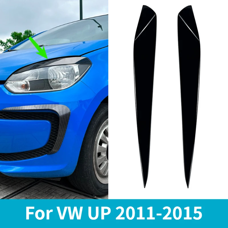 2Pcs Car Headlight Cover Eyelid Eyebrow For VW UP 2011 2012 2013 2014-2015 Gloss Black Headlight Eyelids Styling Accessories
2Pcs Car Headlight Cover Eyelid Eyebrow For VW UP 2011 2012 2013 2014-2015 Gloss Black Headlight Eyelids Styling Accessories