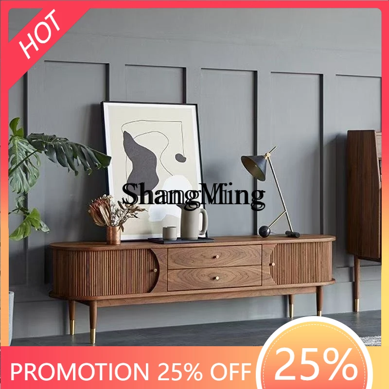 SM new black walnut all solid wood TV side cabinet living room oak porch storage chest cabinet
SM new black walnut all solid wood TV side cabinet living room oak porch storage chest cabinet