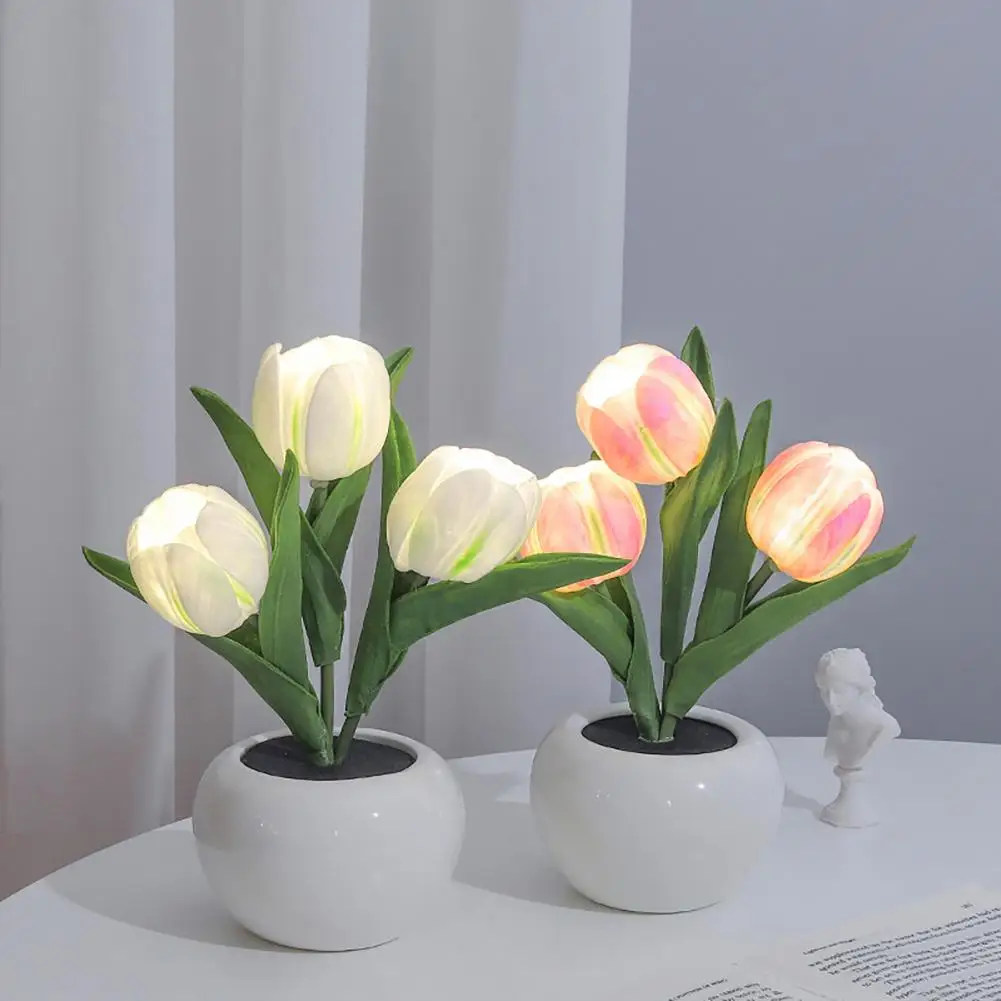 Led Simulation Tulip Night Light Fake Flower Table Lamp Ornaments For Home Living Room Desktop Decor
Led Simulation Tulip Night Light Fake Flower Table Lamp Ornaments For Home Living Room Desktop Decor