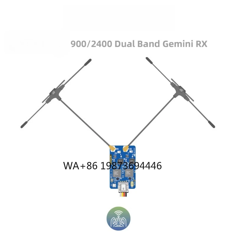 2.4GHz 915M ELRS Dual Band Gemini Receiver ExpressLRS RX TCXO for RC FPV Racing Long Range Frame Accessories
2.4GHz 915M ELRS Dual Band Gemini Receiver ExpressLRS RX TCXO for RC FPV Racing Long Range Frame Accessories