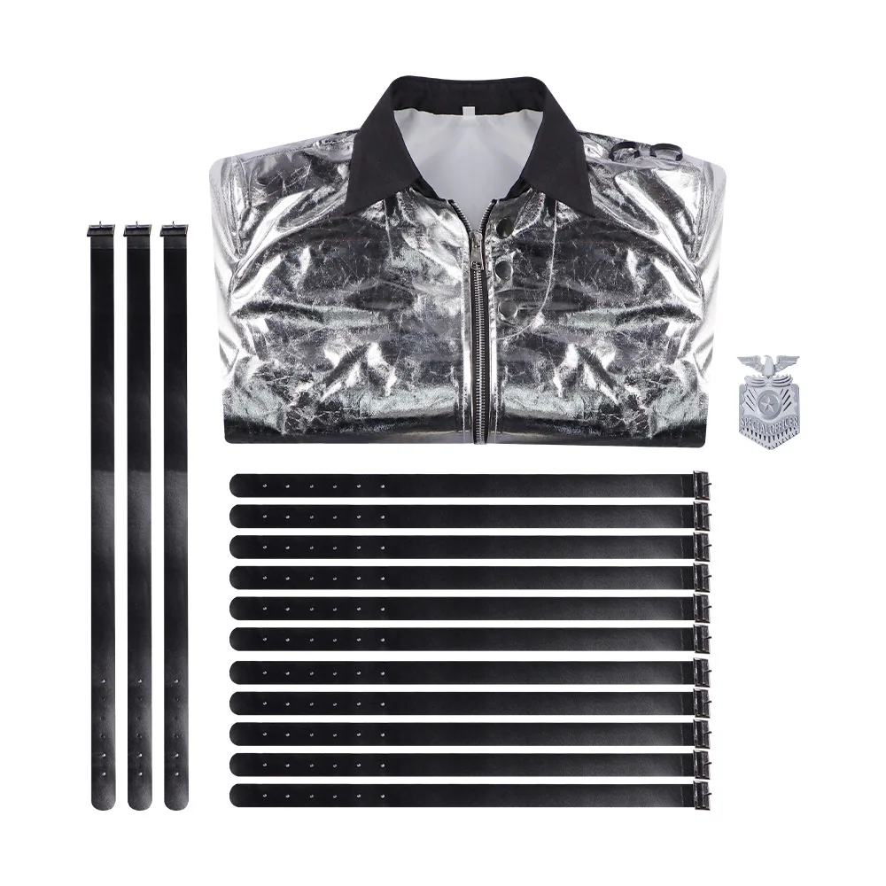 Michael Jackson cosplay costume MJ stage Halloween performance uniform
Michael Jackson cosplay costume MJ stage Halloween performance uniform
