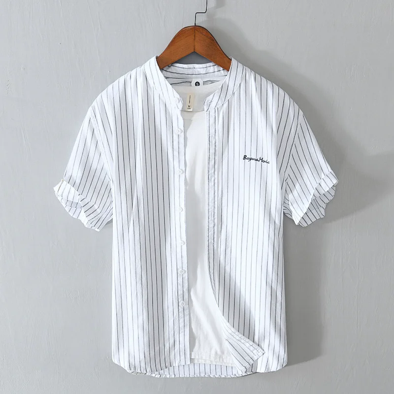 Ice Silk Loose Men's Shirt Short Sleeve Casual Summer Fashion Brand Quick Dry Business Gentleman Style Youthful Regular Fit
Ice Silk Loose Men's Shirt Short Sleeve Casual Summer Fashion Brand Quick Dry Business Gentleman Style Youthful Regular Fit