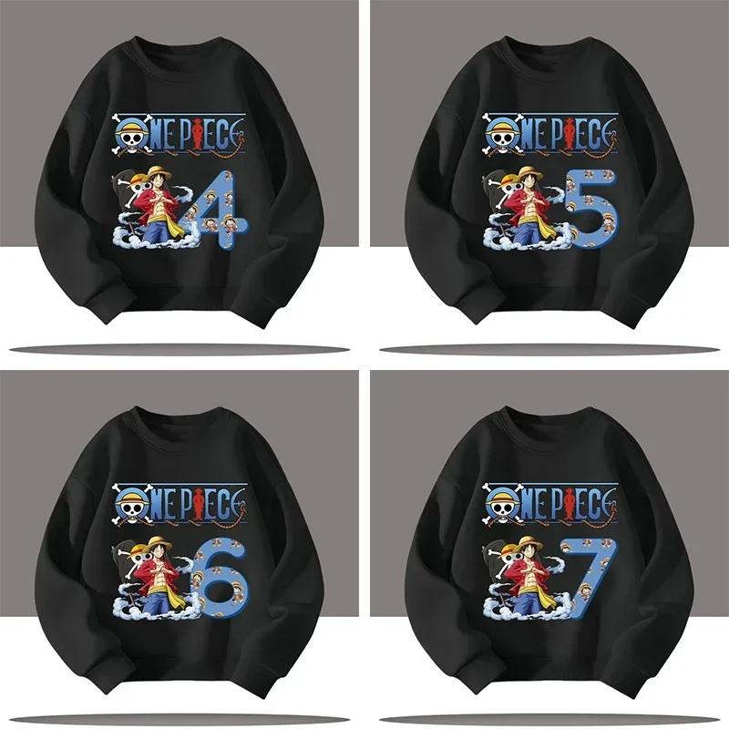 3-12 years old One Piece children's sweatshirt for spring and autumn,boys' sports shirt,Luffy's digital cartoon print casual top
3-12 years old One Piece children's sweatshirt for spring and autumn,boys' sports shirt,Luffy's digital cartoon print casual top
